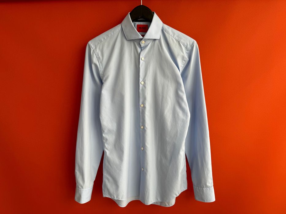 HUGO BOSS Оригінал чоловіча рубашка сорочка розмір S M
