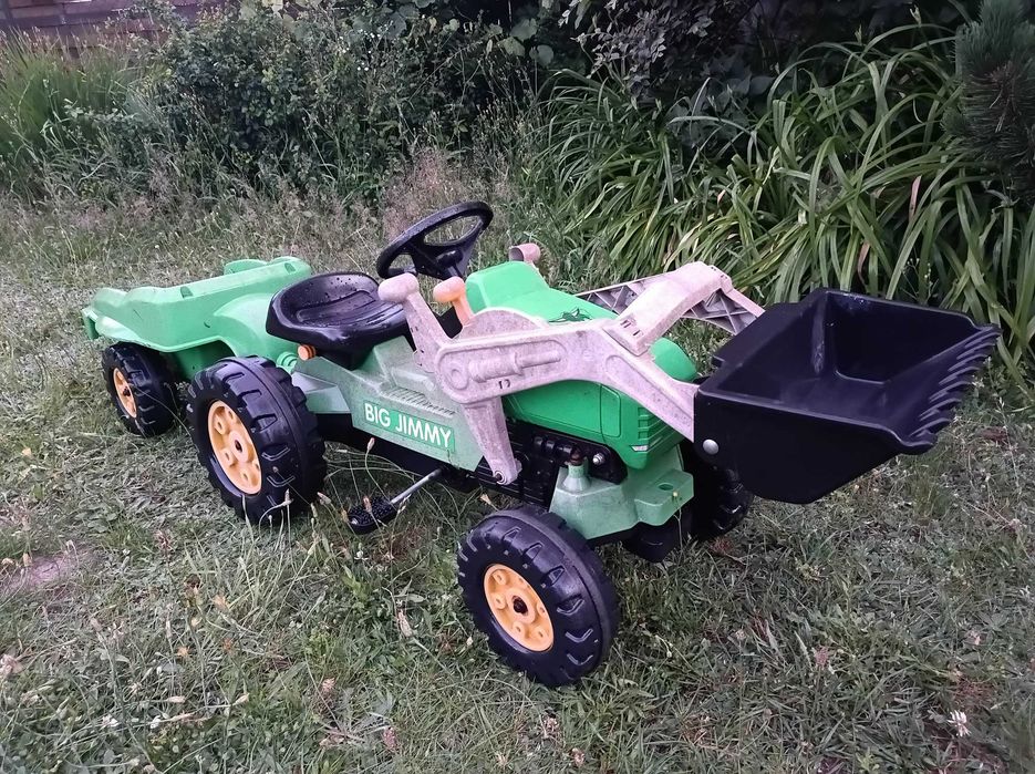 Traktor z ładowarką z napędem na pedały Big Jimmy