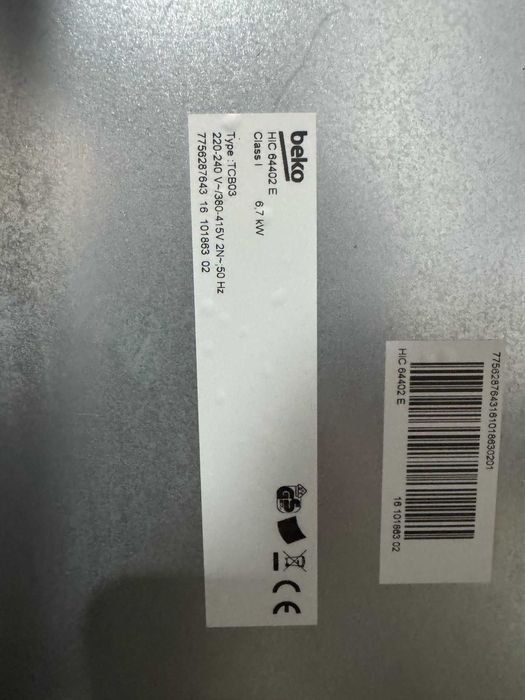 Placa Vitrocerâmica Beko HIC 64402E