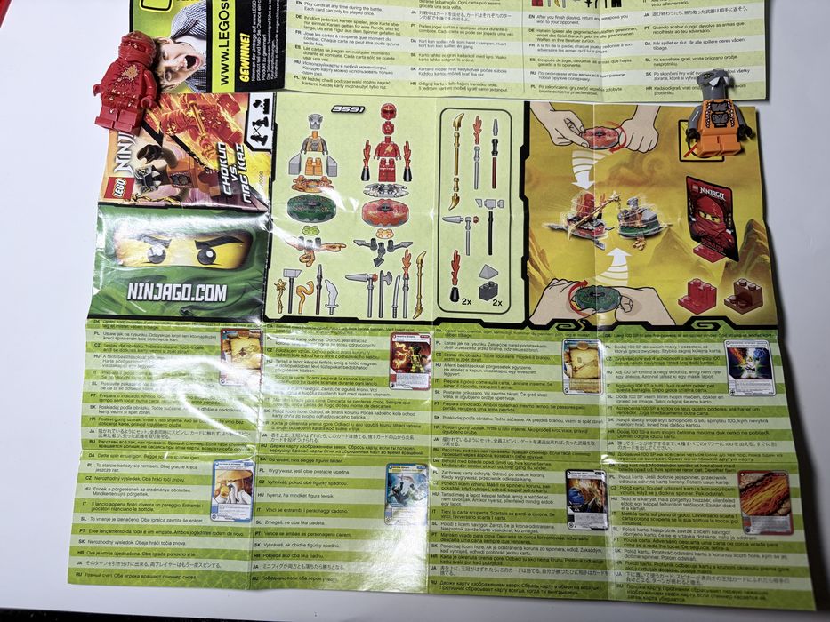 Lego ninjago Weapon Pack 9591 nrg kai