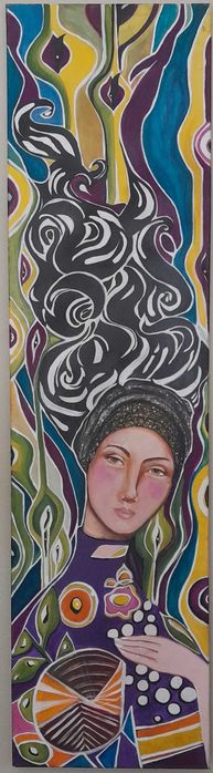 Pintura acrílica sobre tela original