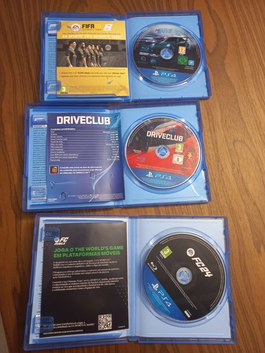 3 jogos PlayStation 4