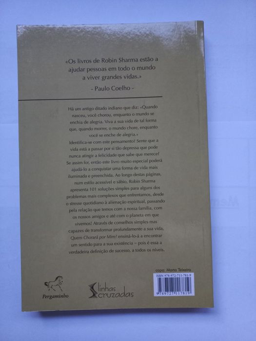 Livro novo "Quem Chorará por Mim?"