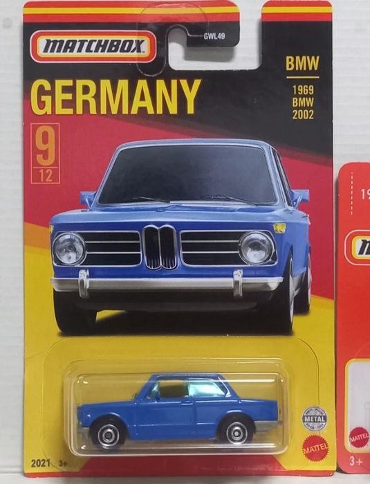 Conj 2 matchbox 1969 bmw 2002