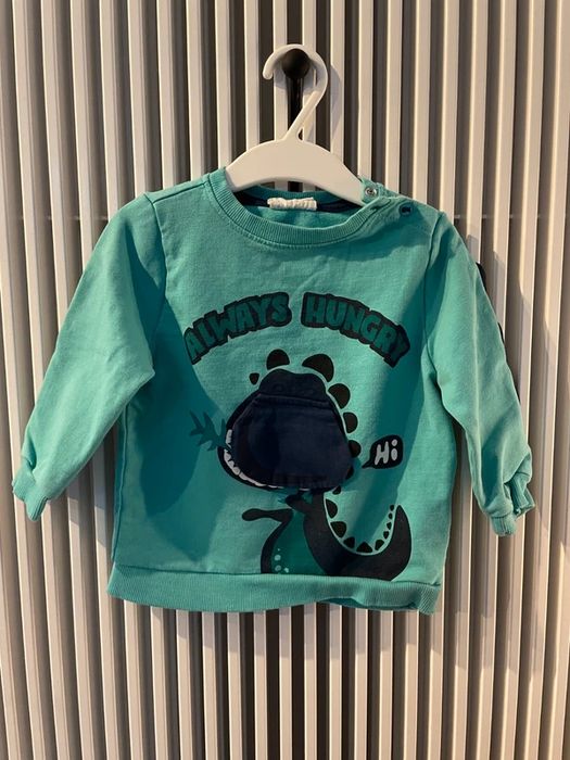 Bluza Coccodrillo z dinozaurem roz. 80