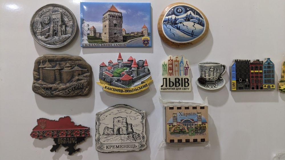 Замок Луцьк Хотин Кременець Скалат Кам'янець-Подільський магніт холоди