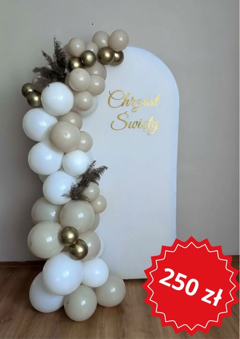 Ścianki balonowe na wynajem – już od 220 zł! Komunia Chrzest Urodziny