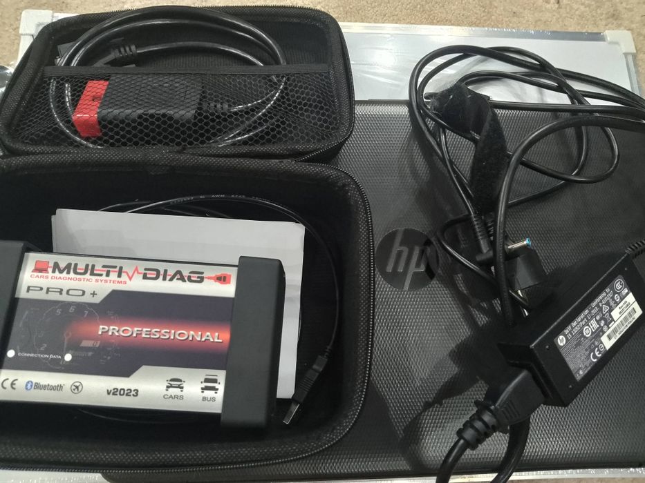Laptop HP+ diagnostyka samochodowa Multidiag Pro