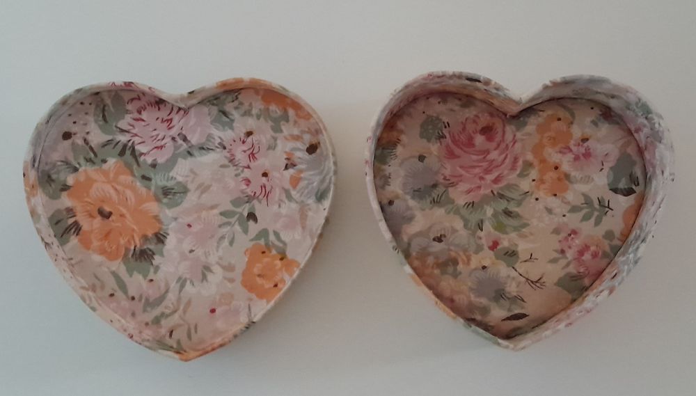 Caixas em coração antiga