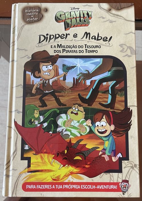 Livro Gravity Falls - Dipper e Mabel e a Maldição do Tesouro dos Piratas do Tempo