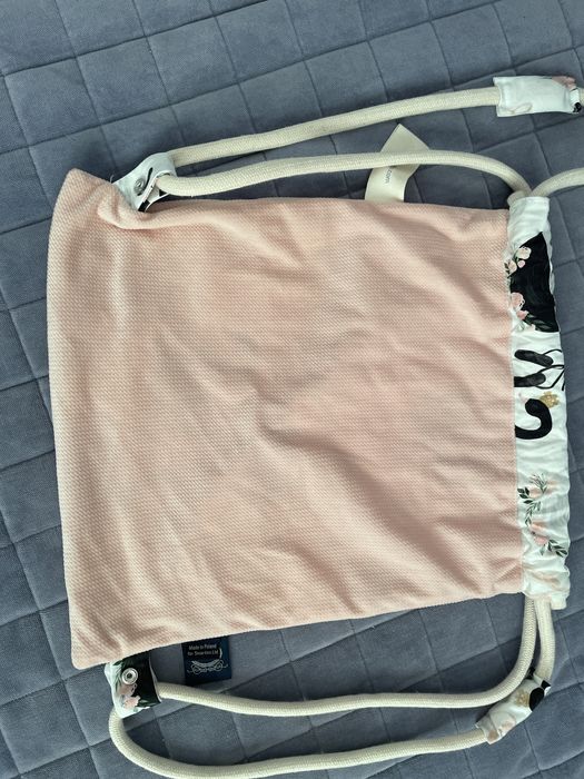 NOWY LA Millou backpack Double Pack Powder Pink Moonlight Swan Velvet