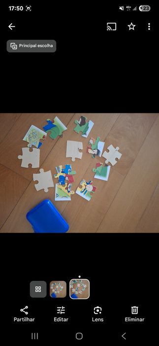 Puzzle do Ruca - Peças em madeira