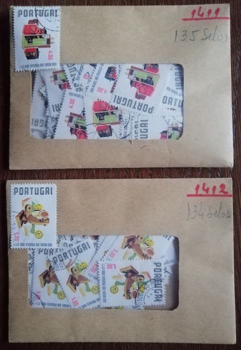 Lote selos 100 anos do museu dos CTT