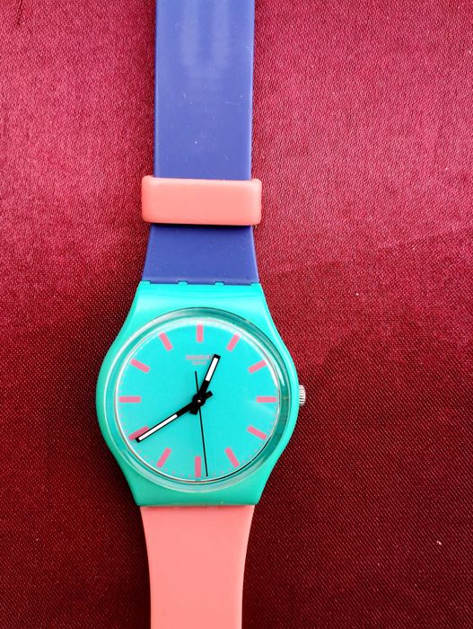 жіночий швейцарський годинник Swatch Shunbukin GG215 Swiss made