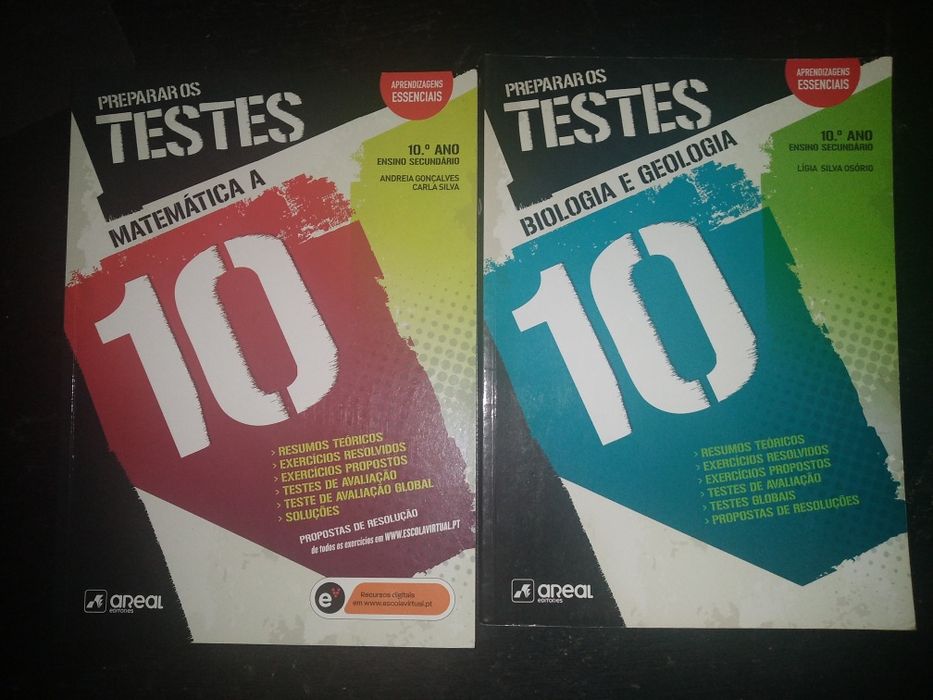 Preparar para os Testes 10º Ano - Matemática A e Biologia e Geologia