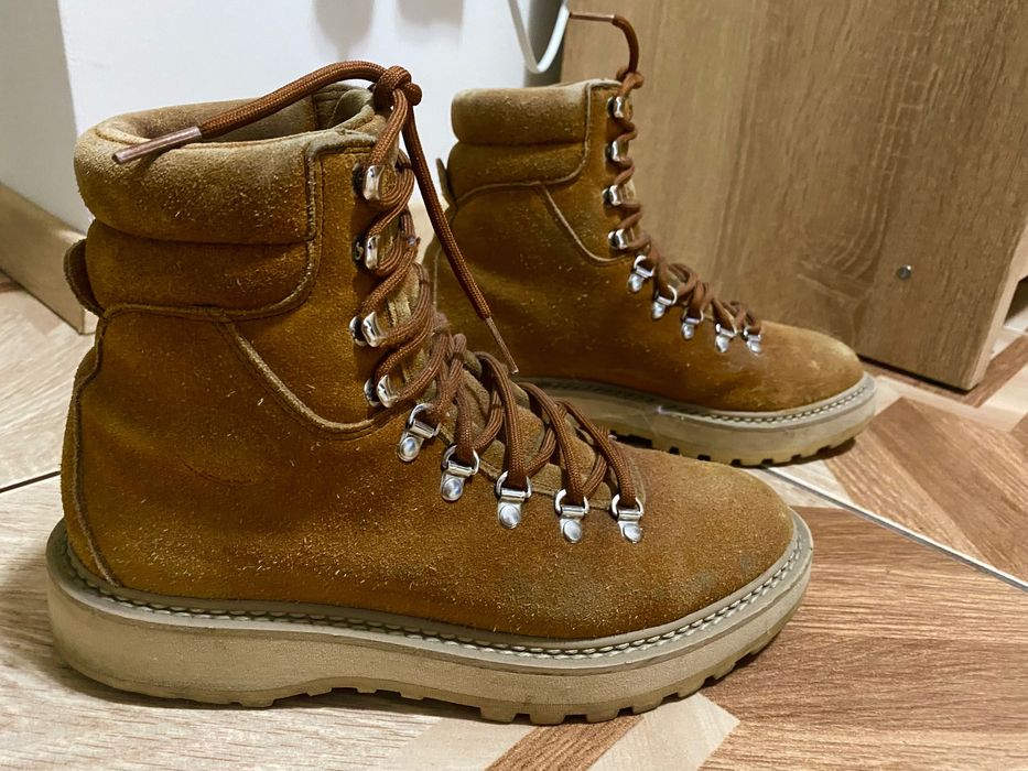 Замшевые ботинки Италия Diemme Monfumo