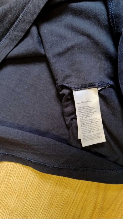 czarny t-shirt Calvin Klein rozmiar L