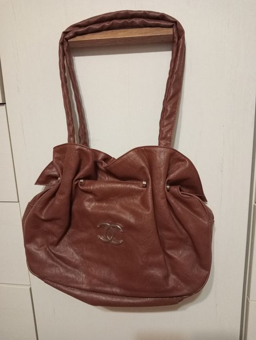 Torebka damska brązowa