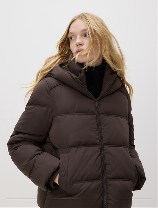 Жіноча куртка зимова Reserved  шоколадна
