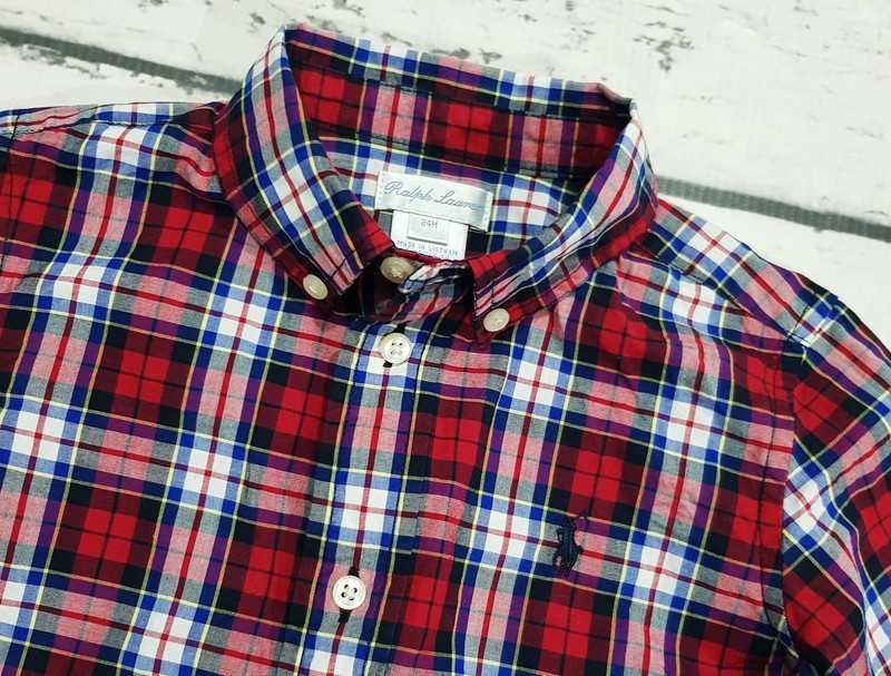 Ralph Lauren * koszula * kratka * chłopięca * 24M