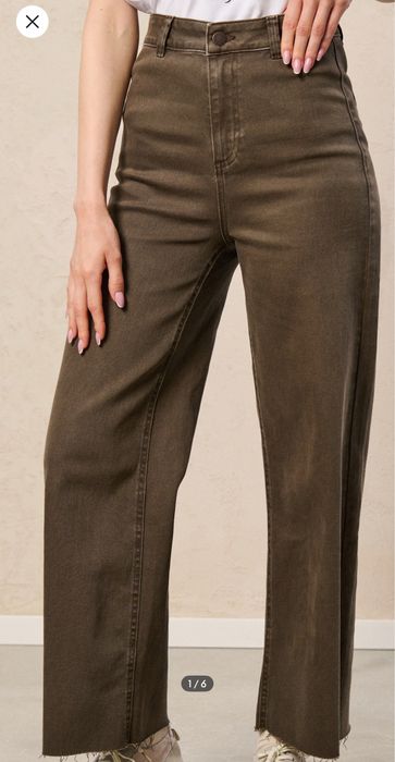 Джинси коричневі розмір Л/ХЛ