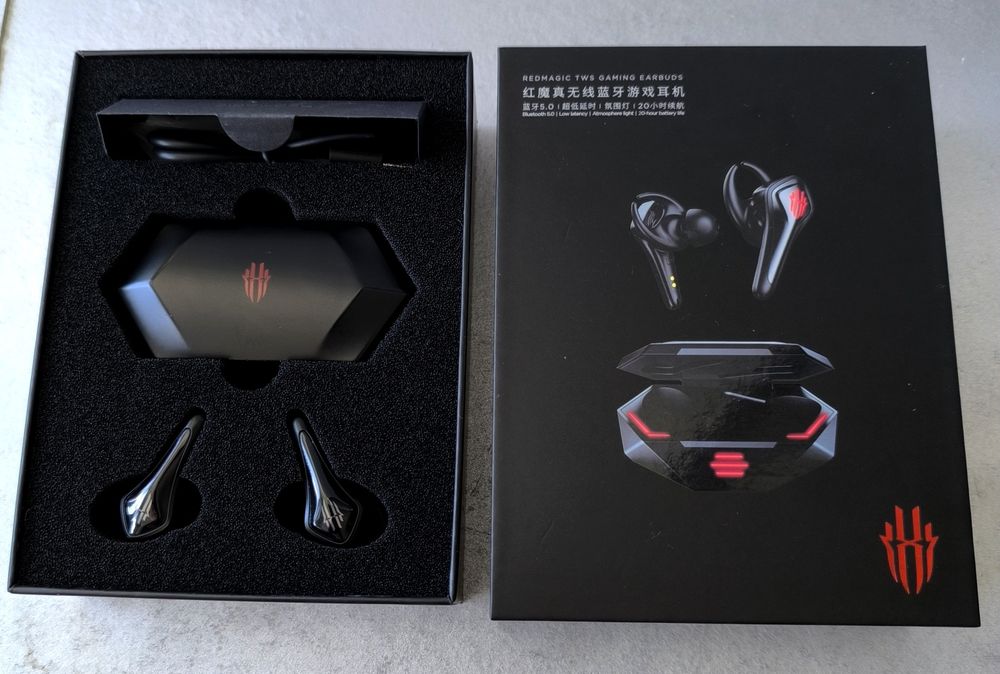 навушники redmagic tws gaming earbuds