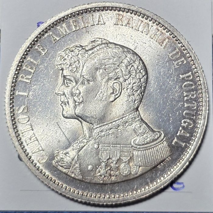 1000 reis 1898 D.carlos i soberba
