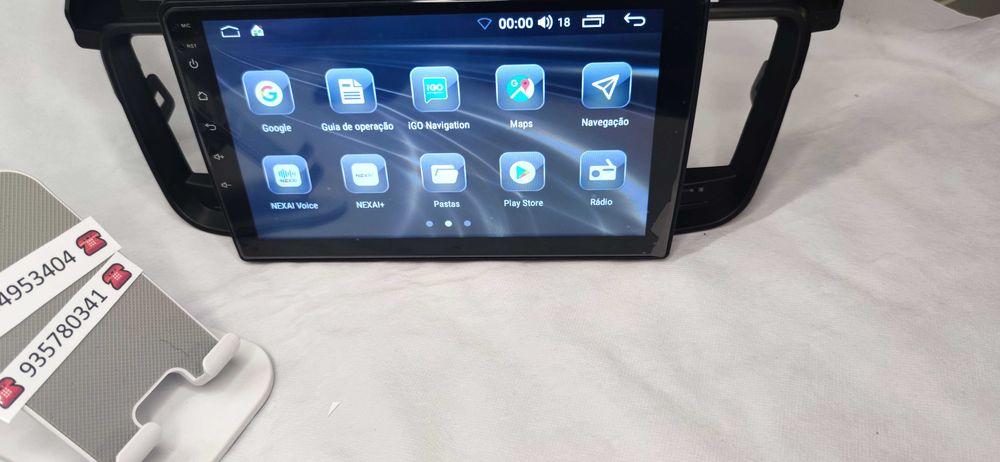 Radio 2 DIN Android Peugeot 508 WIFI GPS Bluetooth - Novo Garantia