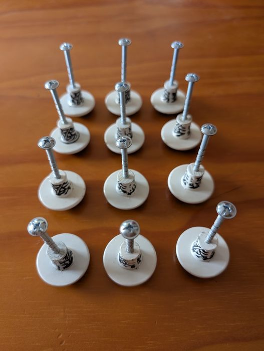 Puxadores de cómoda (conjunto de 12)