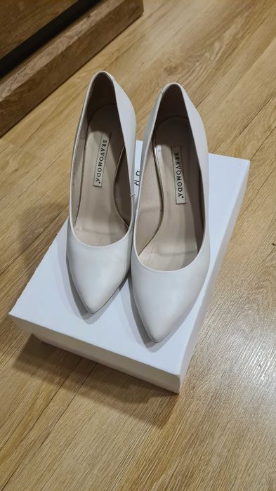 Buty ślubne - skóra naturalna