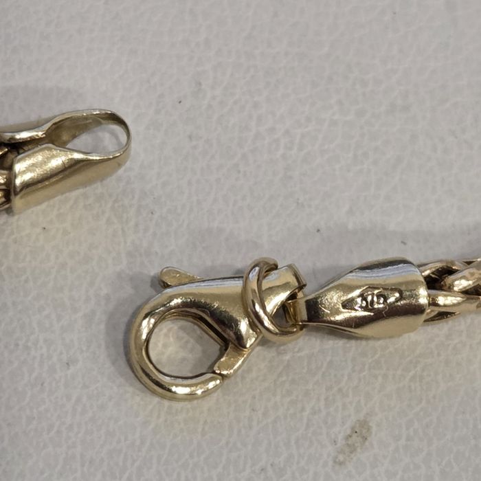 Złota bransoletka 19.3cm