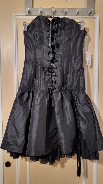 Vestido sexy preto novo com etiqueta 36