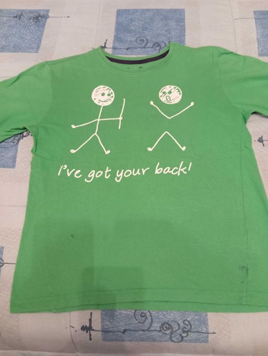 T-shirt manga curta - T10/11 anos