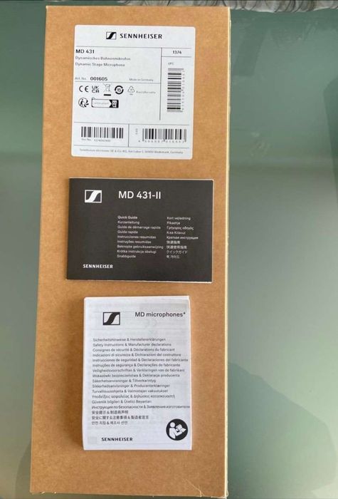 Вокальный микрофон Sennheiser MD 431-II