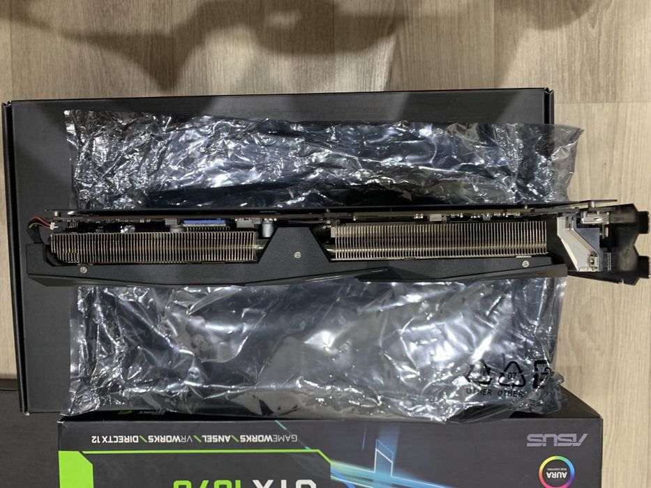 Видеокарта NVIDIA GeForce GTX 1070 8GB в отличном состоянии с коробкой