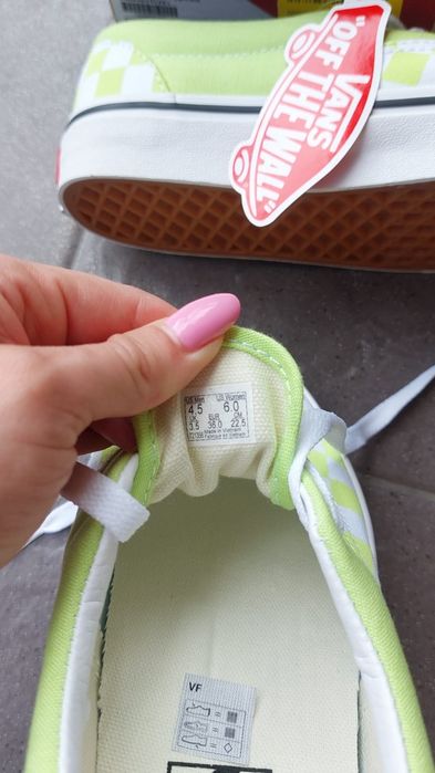 Trampki tenisówki Vans Era  neonowe r 36 Nowe