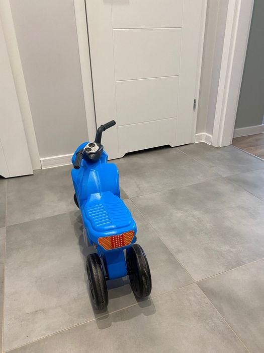 Niebieski Motorek Rowerek Biegowy