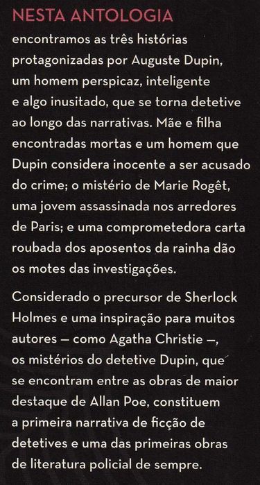 Livro Os Crimes da Rua Morgue de Edgar Allan Poe [Portes Grátis]