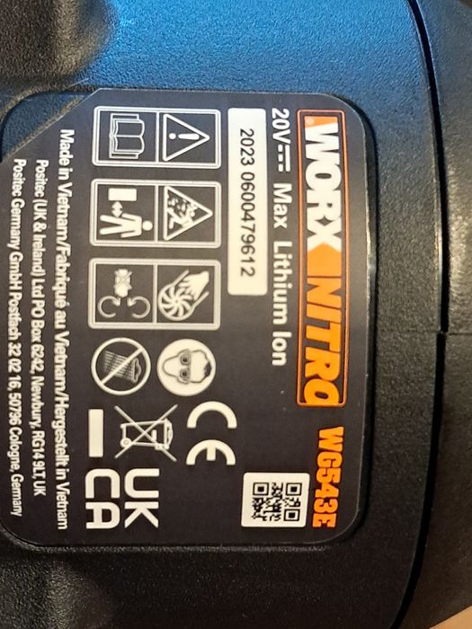 Dmuchawa AKU WORX WG543E.9