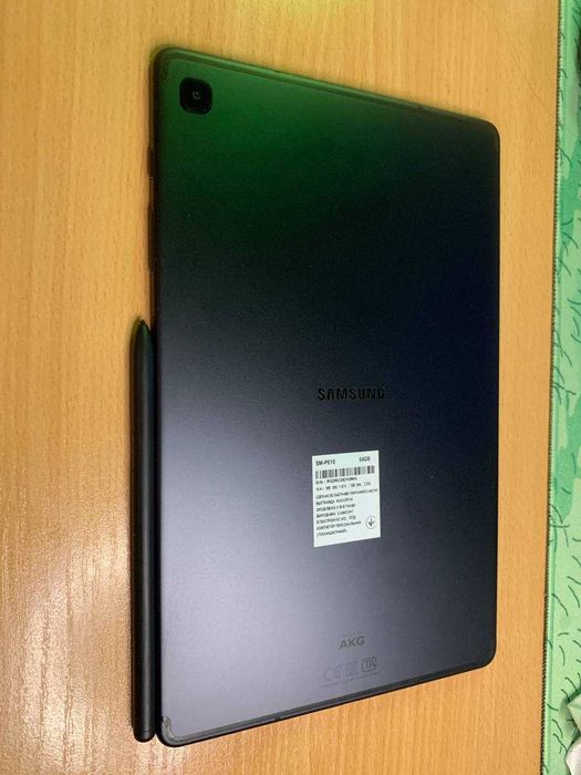 Samsung, tab S6lite в оригінальній упаковці + чохол + карта памʼяті