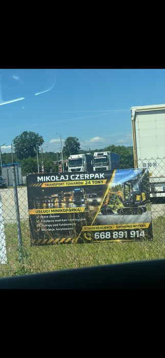 Uslugi Minikoparka lub wynajem