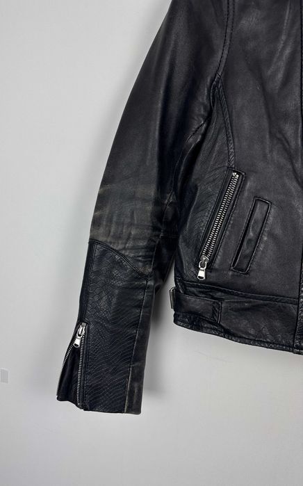 Kurtka skórzana Barneys damska ramoneska biker skóra r. S