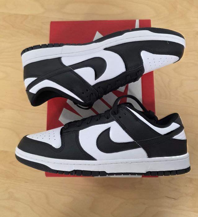 ORYGINAŁ Nowe Nike Dunk Low Retro 45 buty czarno- białe sportowe