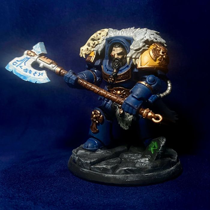 Warhammer 40K Space Wolf | 70 мм | 3D друк та ручне фарбування