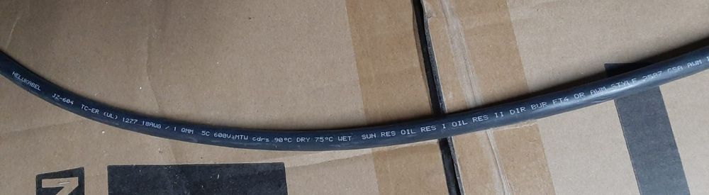 Kabel sterowniczy ziemny 5x1