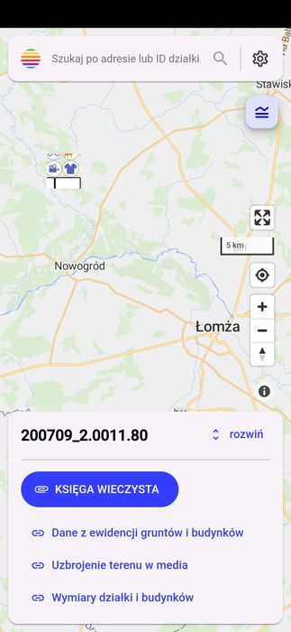 Sprzedam działkę  blisko rzeki Pisa