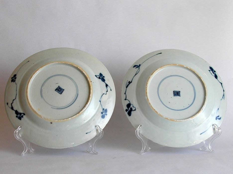 4 pratos porcelana chinesa antiga