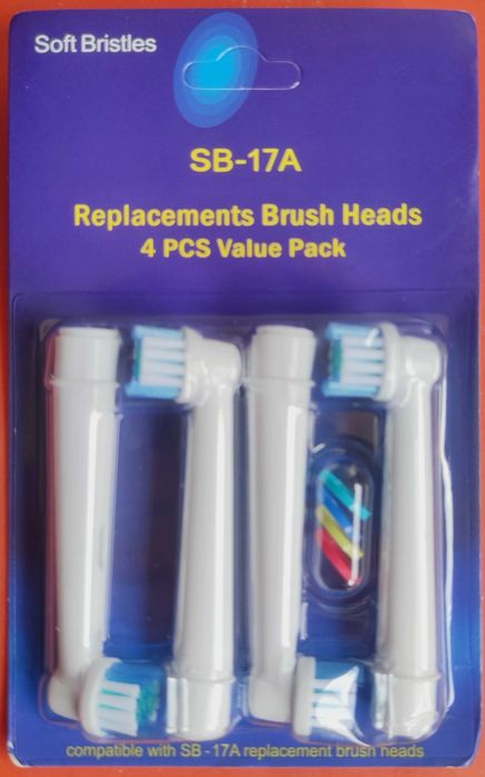 Recarga / cabeça escova de dentes compatível com Oral B Braun