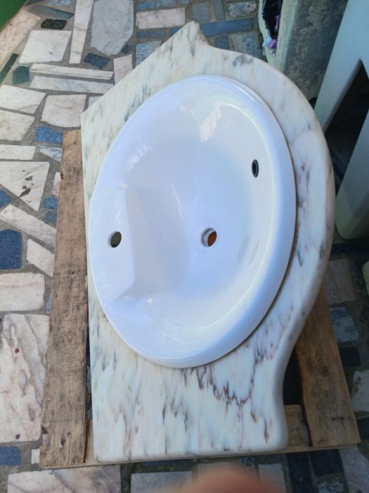 Lavatório mais pedra mármore impecável