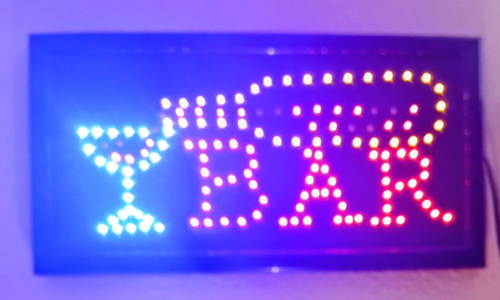 Letreiro Led " BAR"